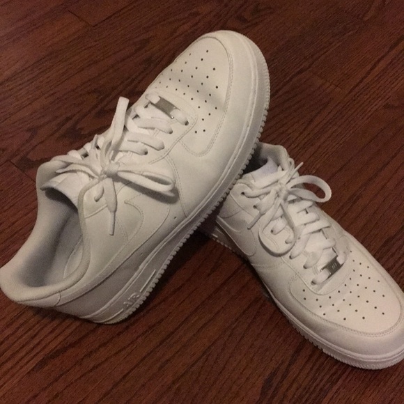 Nike Air Force 1, white-on-white, US Men’s 11.5 Nike Air Force 1, white-on-white, US Men’s 11.5